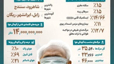 اینفوگرافیک/ آلودگی هوا در سال ۱۴۰۳ به چند نفر آسیب رساند؟