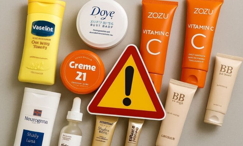 اعلام فهرست جدید محصولات مراقبت از پوست غیرمجاز از سوی سازمان غذا و دارو